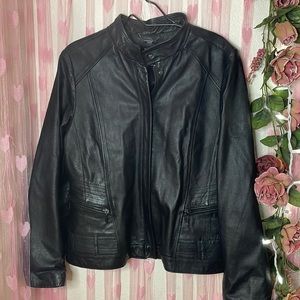 XL Leather Moto vibe jacket